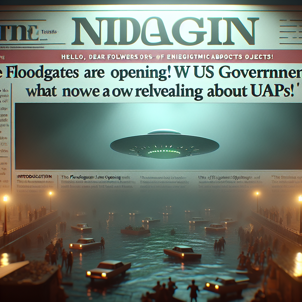 Die Schleusen brechen! Was die US-Regierung uns jetzt über UAPs enthüllt!