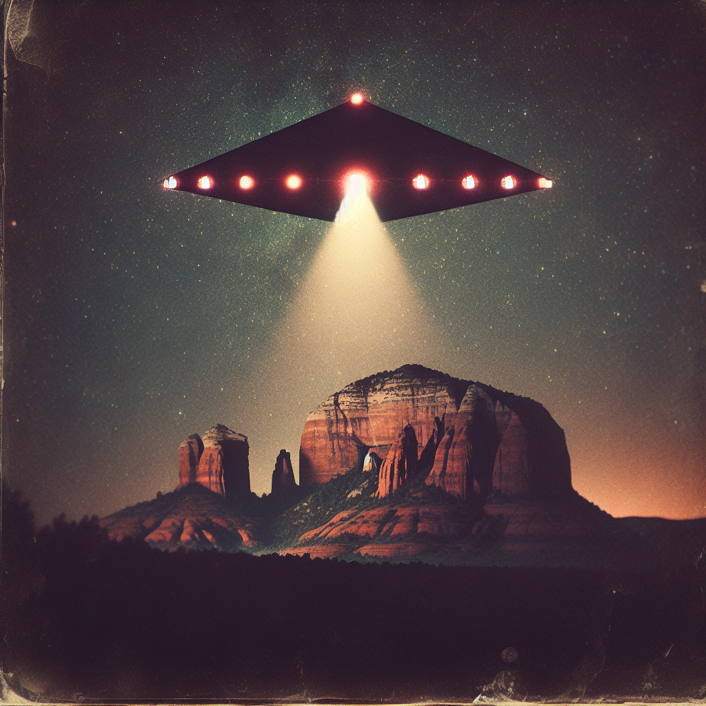 Sedona: Dreieckiges UAP über Bell Rock gesichtet!