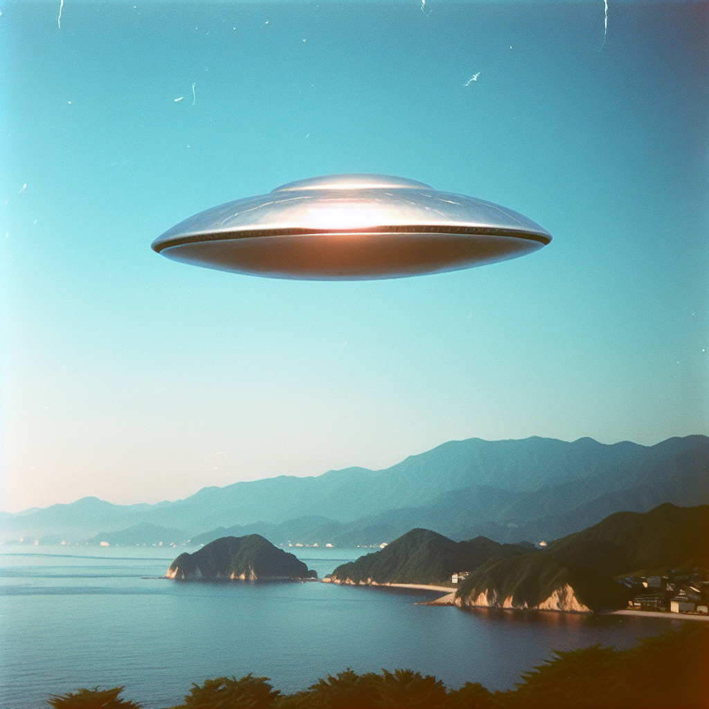 UAP über Shizuoka: Eine silberne Scheibe am Himmel