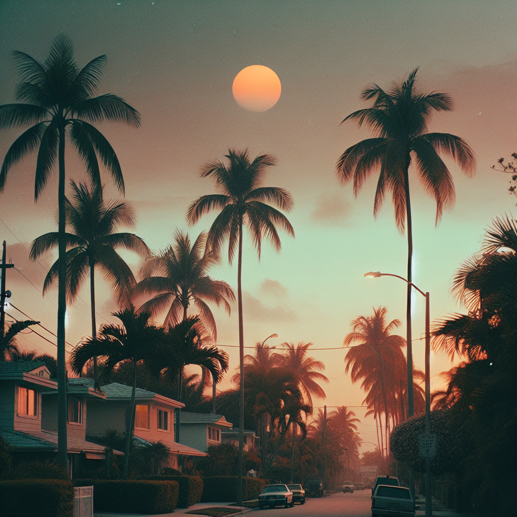 Mysteriöses Licht über West Palm Beach