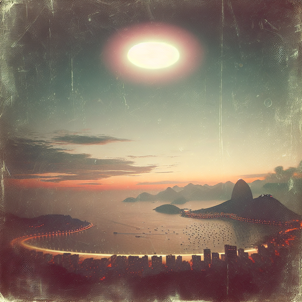 Rio: Scheiben-UFO über Guanabara-Bucht!