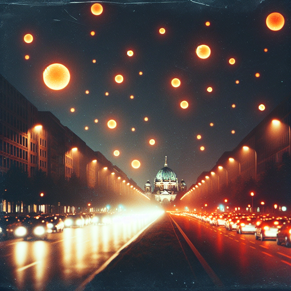 Lichterkette über Berlin? Was war da los?